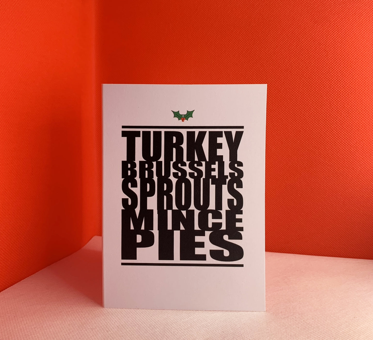 Turkey & Figgy Pudding - Christmas Cards - pack of six