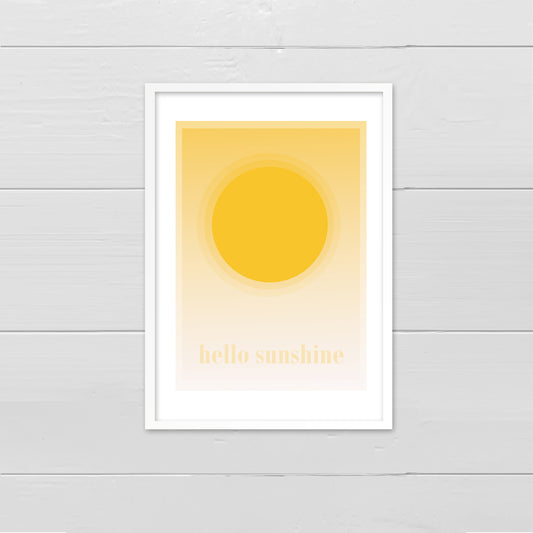 Hello Sunshine print